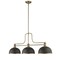 Z-Lite Melange 3 Light Chandelier, Heritage Brass & Bronze + Heritage Brass 725-3HBR-D12BRZ+HBR - alternate 4